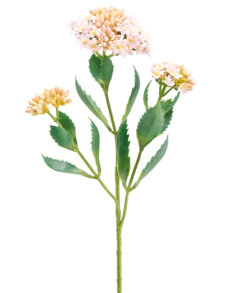 Kunstbloem Kalanchoe 47 cm roze