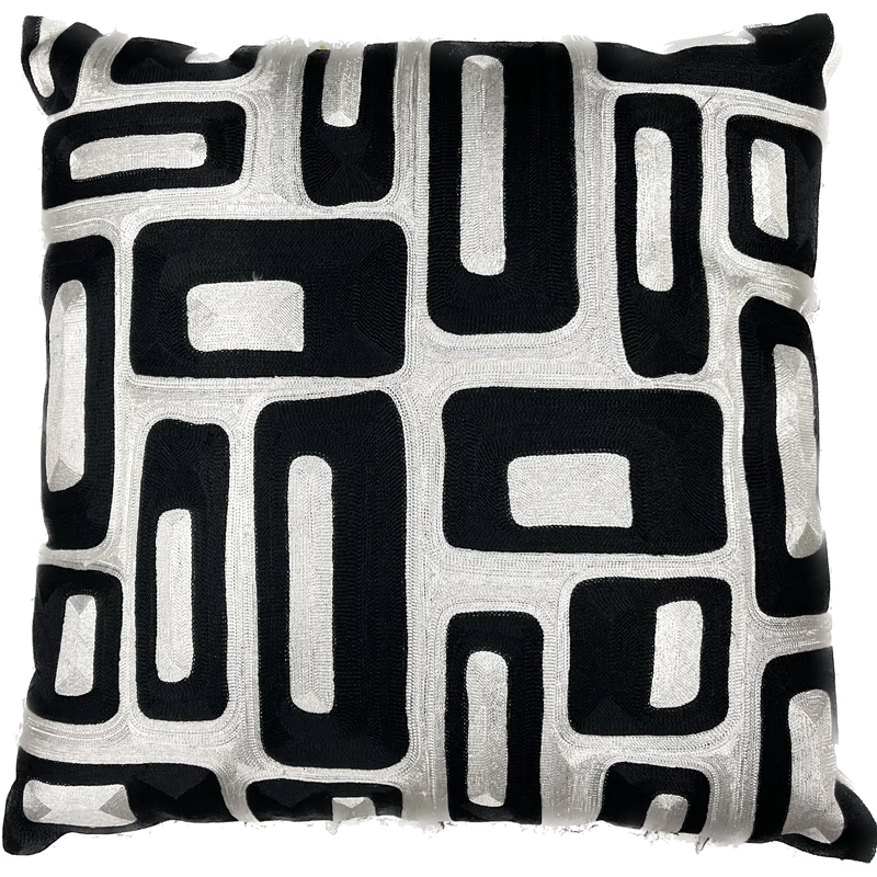CUSHION BLACK/WHITE