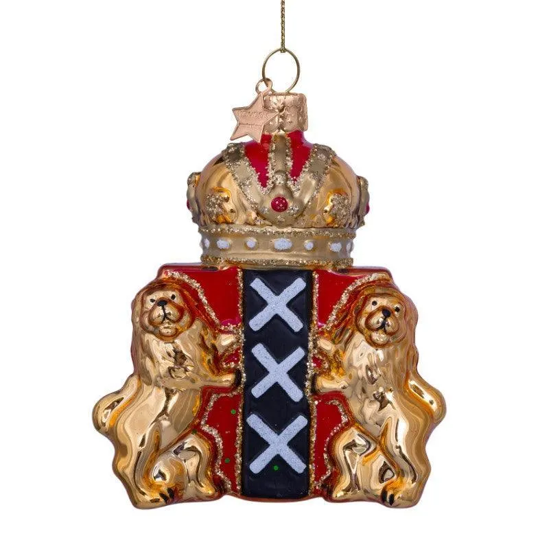 Kerstornament - Vondels Amsterdam beeldje
