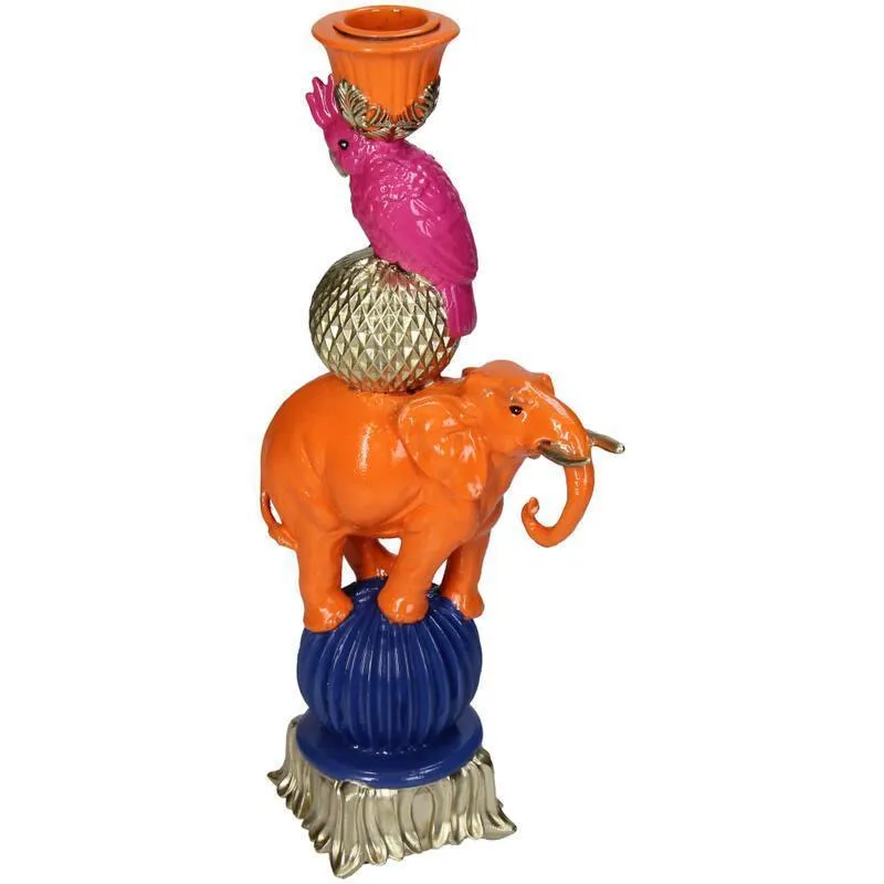 Kandelaar - Olifant en Vogel Multi II