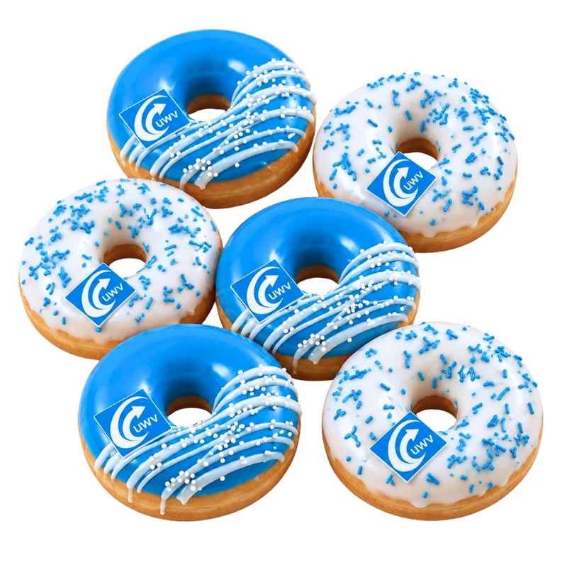 Gepersonaliseerde Donuts: met eigen logo