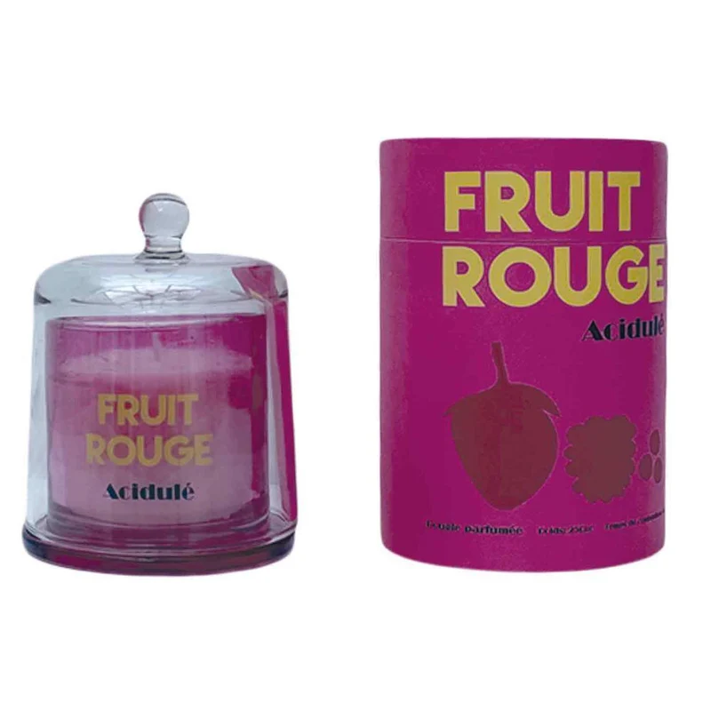 Stolpkaars - Arty klein Rood Fruit