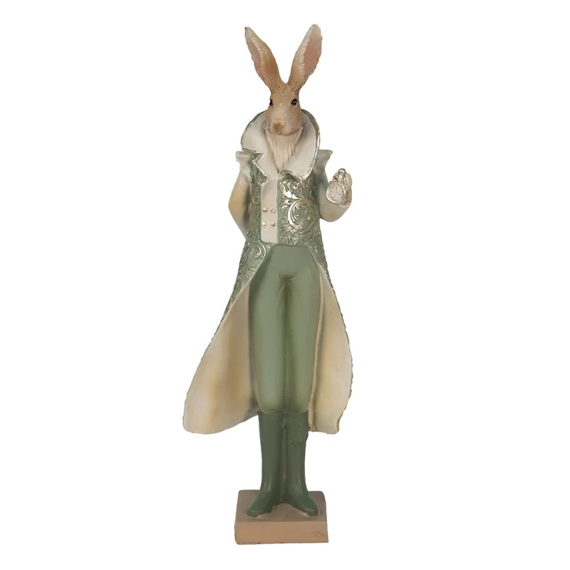 Beeldje Konijn - Groen
