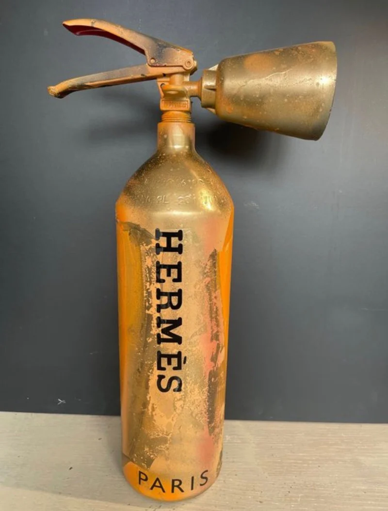 Artwork - DALUXE ART – Hermès Brushed Effect Fire Extinguisher – 1/1 (2022)