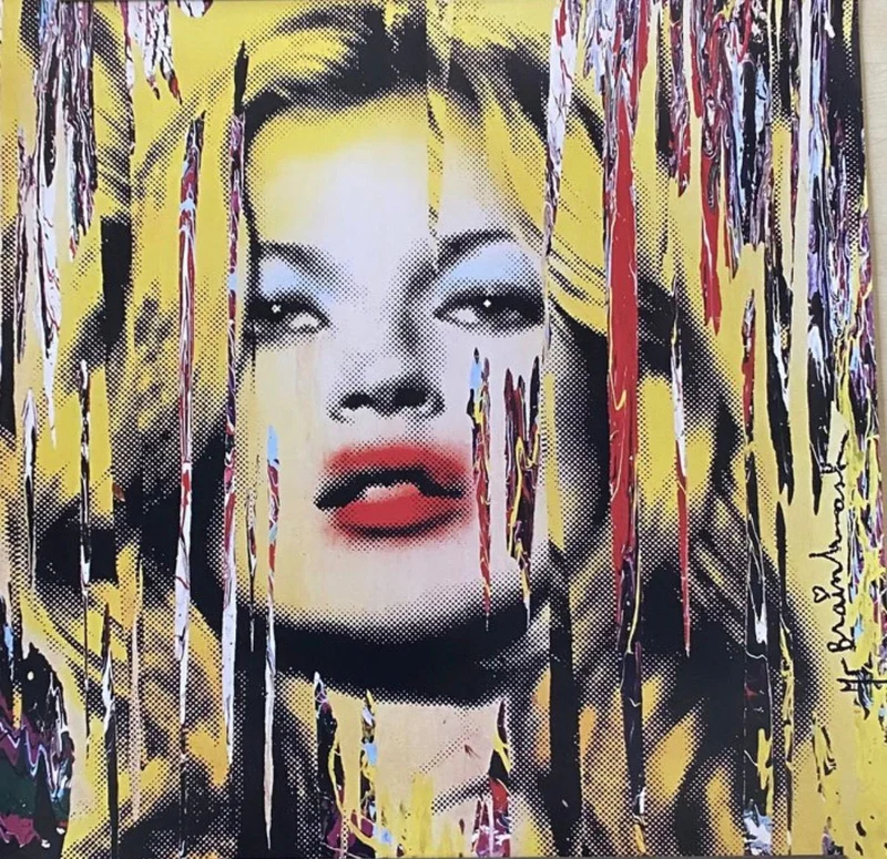 Artwork - Mr Brainwash (1966) – Kate Moss – Beperkte oplage (2012)