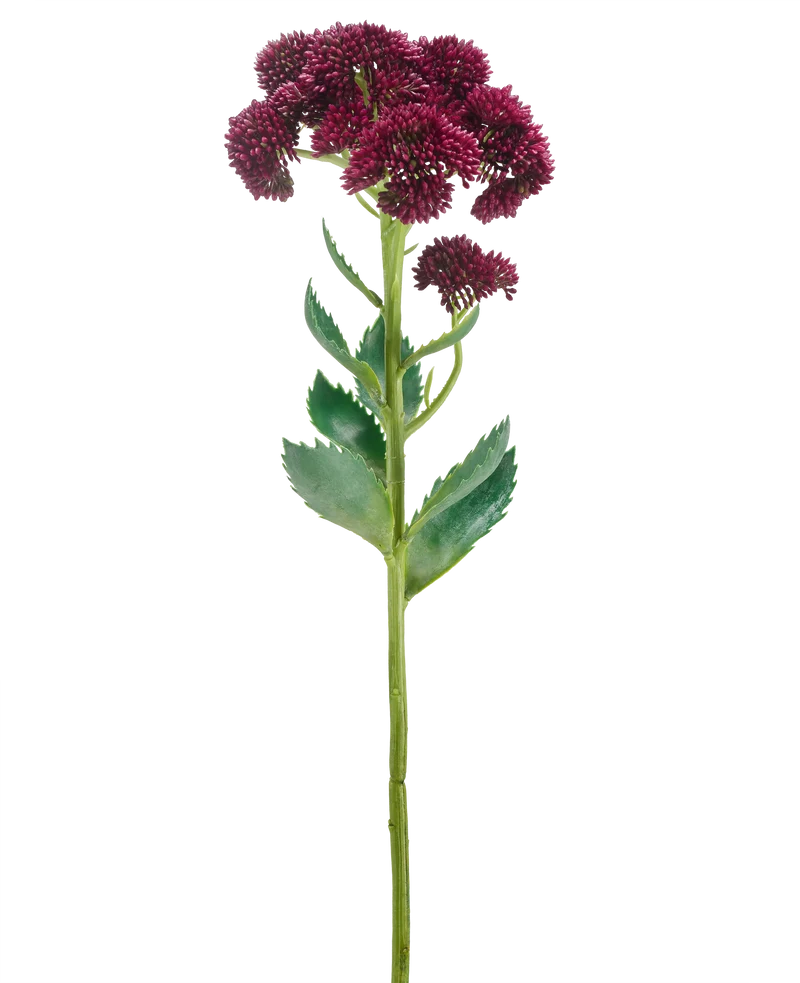 Kunstbloem Sedum 57 cm paars