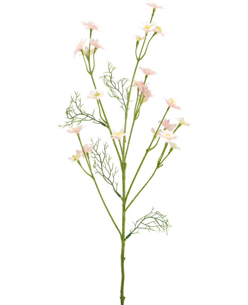 Kunstbloem Wilde Bloem 68 cm licht roze