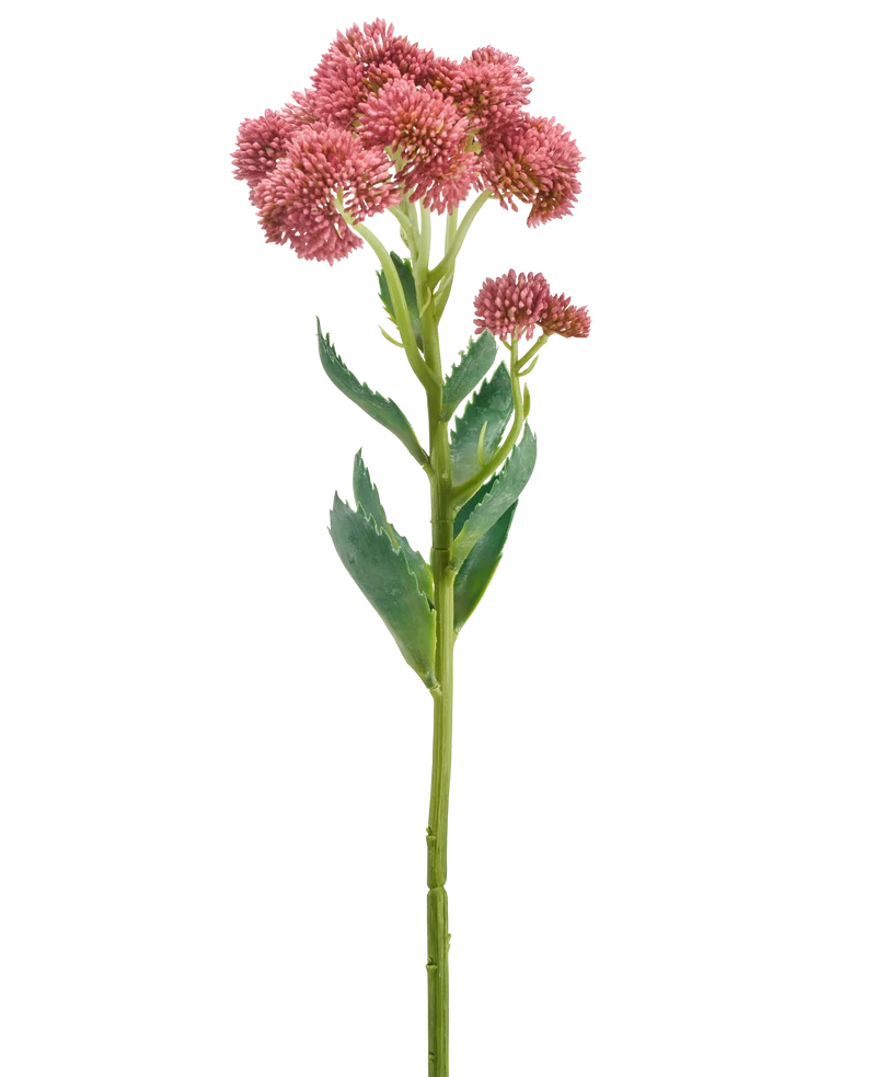 Kunstbloem Sedum 57 cm mauve