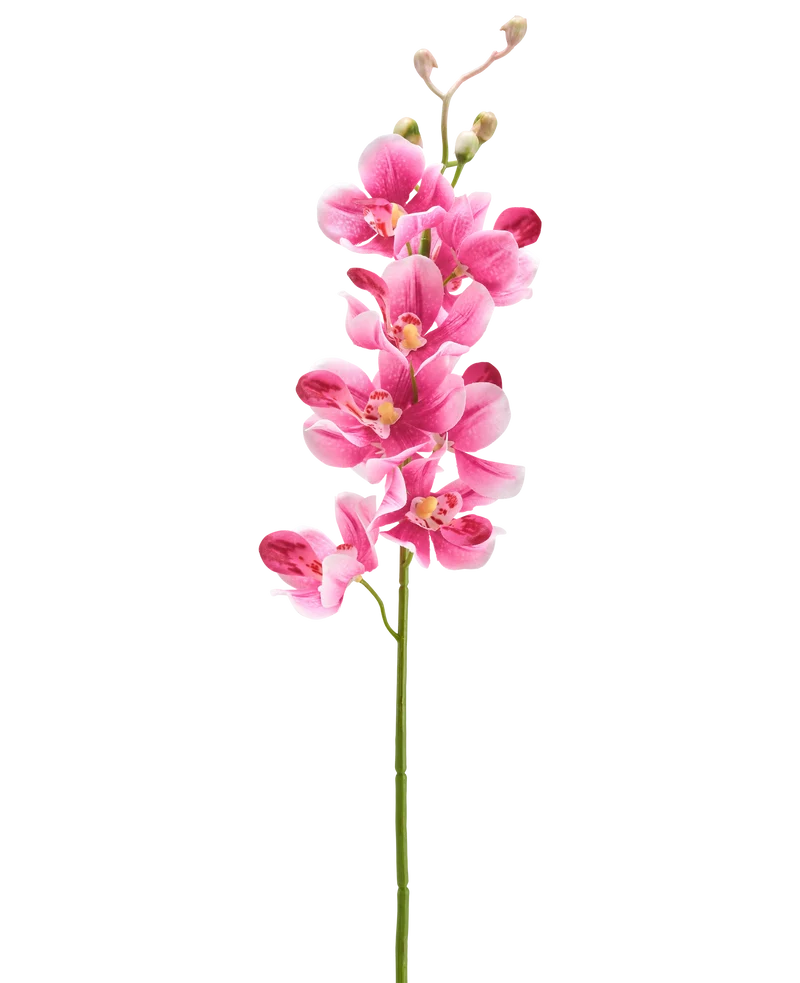Kunstbloem Orchidee 55 cm mauve