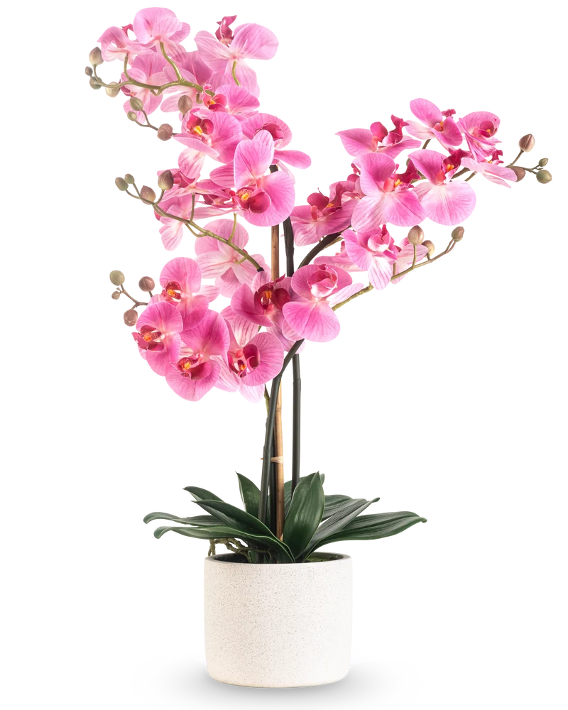 Kunst Orchidee Real Touch 68 cm roze