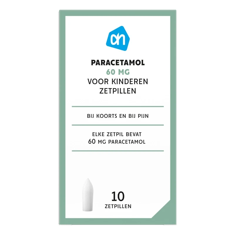 Paracetamol voor kinderen zetpillen 60mg