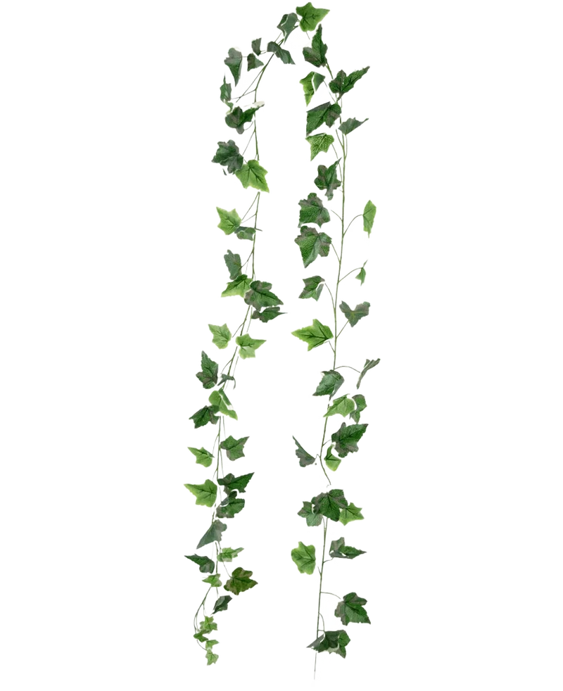Kunst Klimop Slinger 180 cm groen/wit
