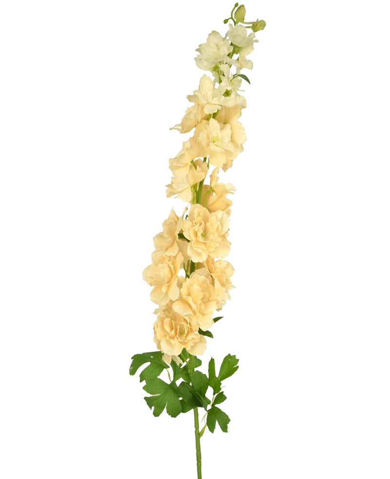 Kunstbloem Delphinium 105 cm crème