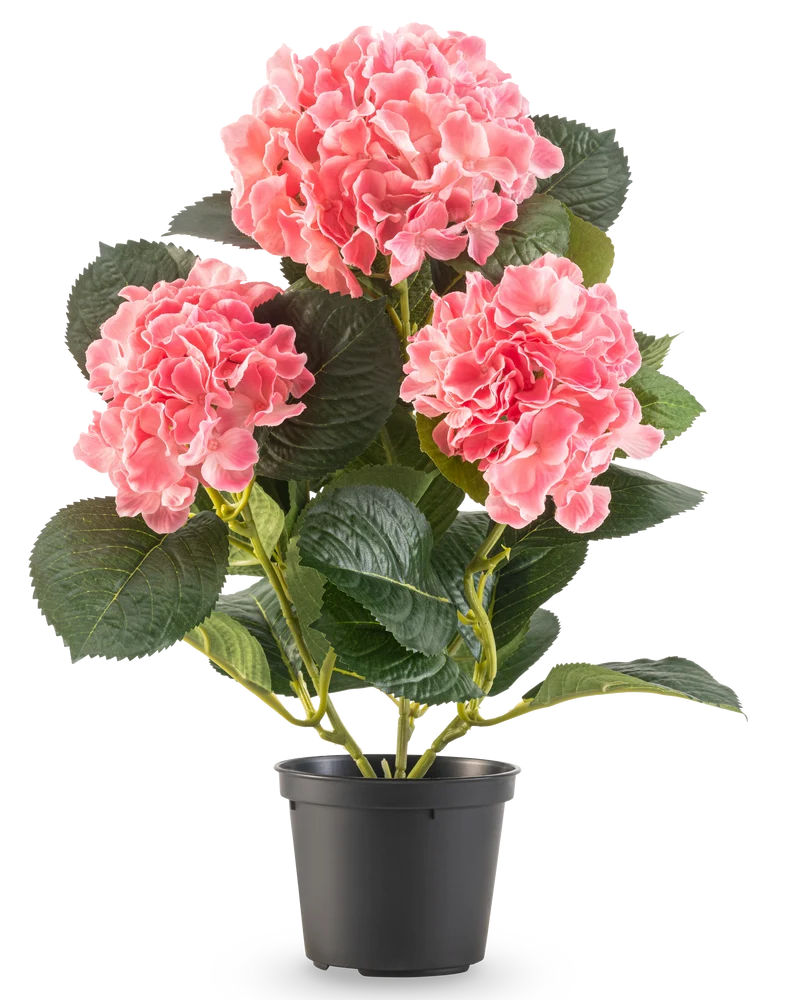 Kunstplant Hortensia Roze UV 35 cm