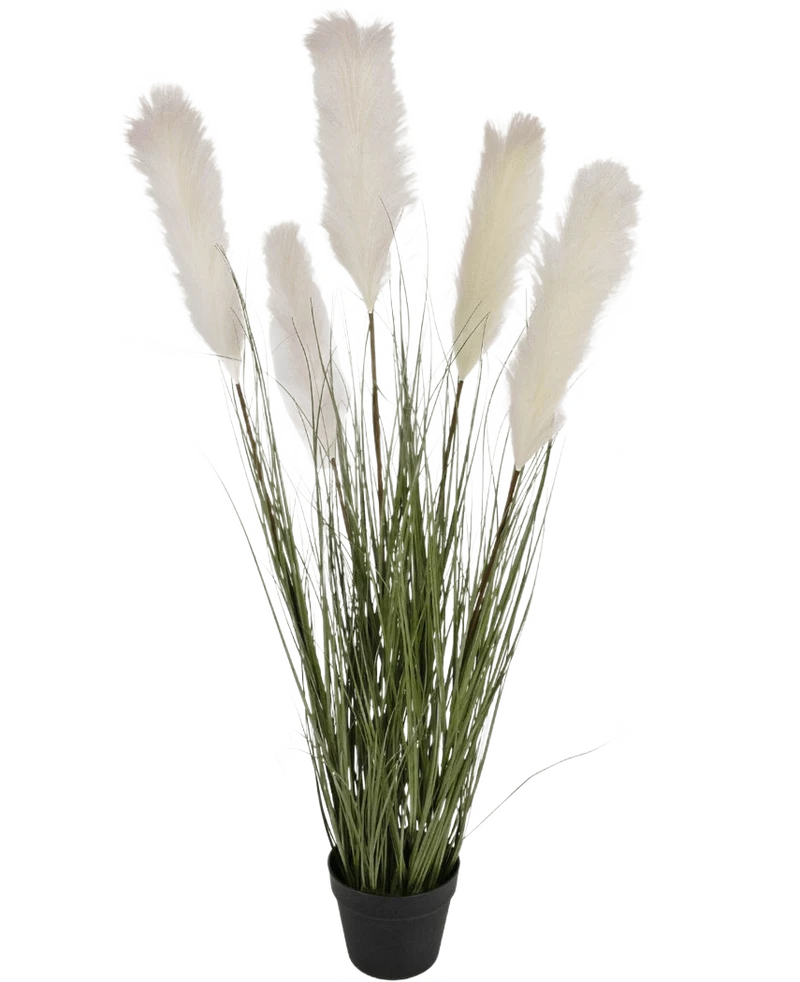Kunstgras stoffen riet-ui graspot 120cm brandvertragend