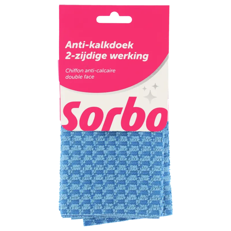 Sorbo Anti-kalkdoek 2-zijdige werking 32x38cm