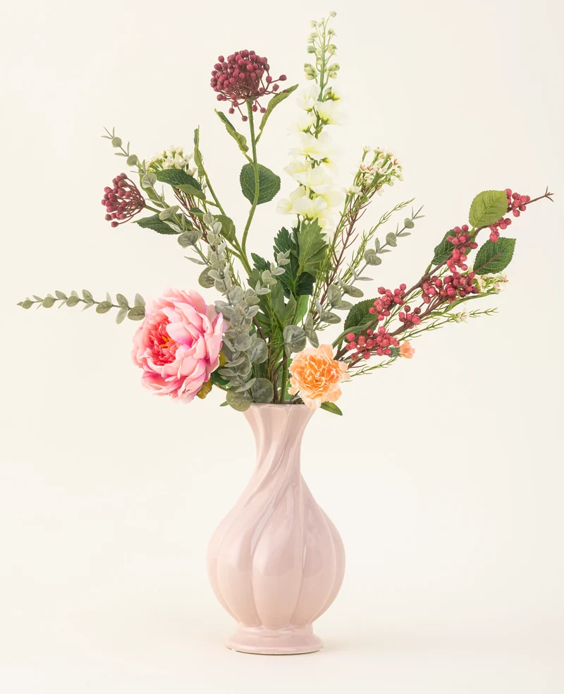 Zijden kunstbloemen boeket Pretty Petite