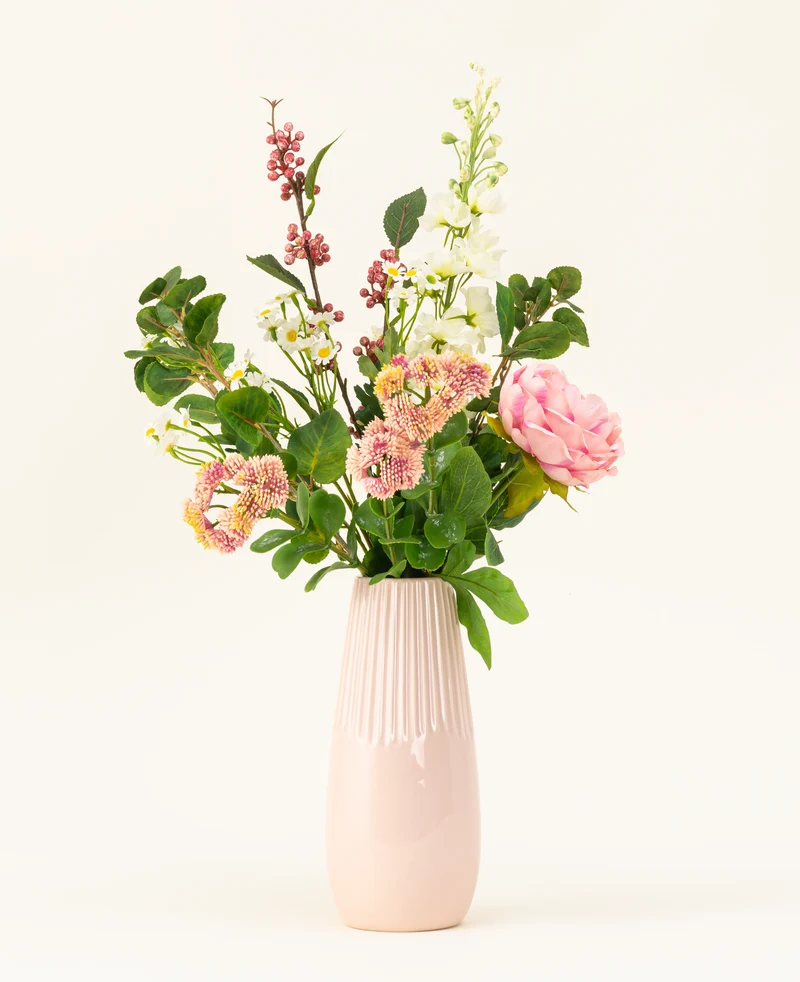 Zijden kunstbloemen boeket Daisy Charm