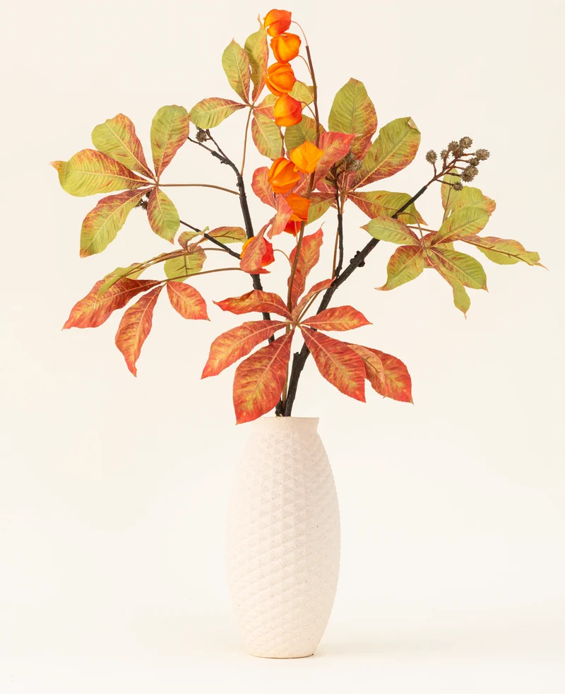 Zijden kunstbloemen boeket Herfst Flair