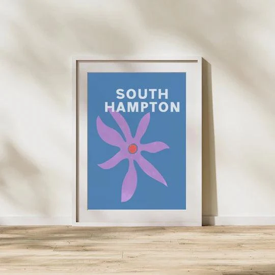 Wall Print - South Hampton Vacay Poster