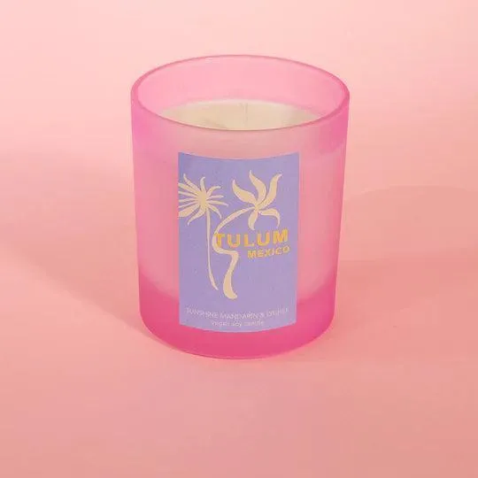 Candle - Sunshine Mandarin & Lychee Tulum Vacay Kaars