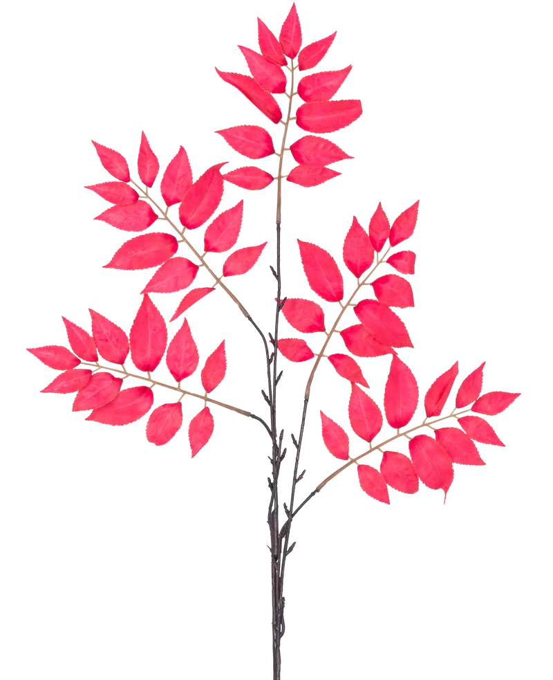 Kunsttak Varen vertakt 83 cm rood