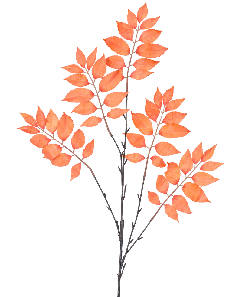 Kunsttak Varen vertakt 83 cm oranje