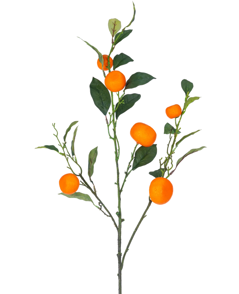 Kunsttak Mandarin 104 cm oranje