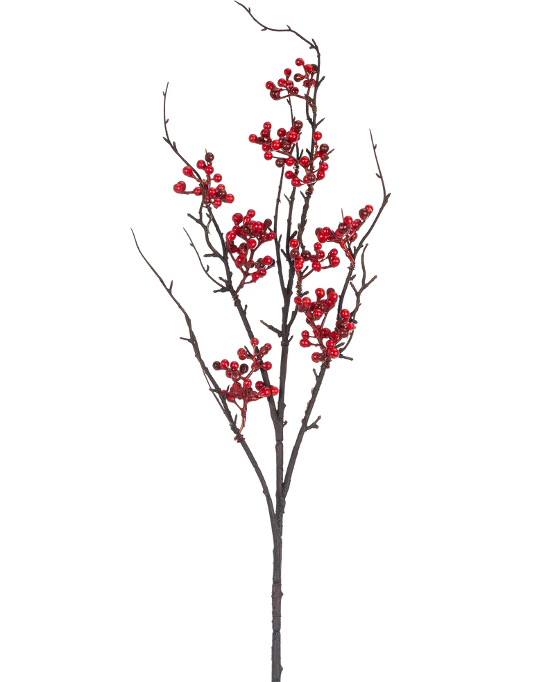 Kunsttak Berry 93 cm rood