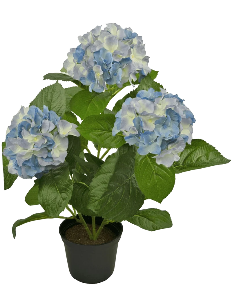 Kunstplant Hortensia Blauw UV 35 cm