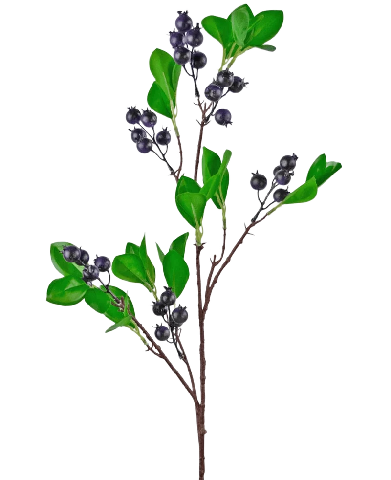 Kunsttak Berry 76 cm paars