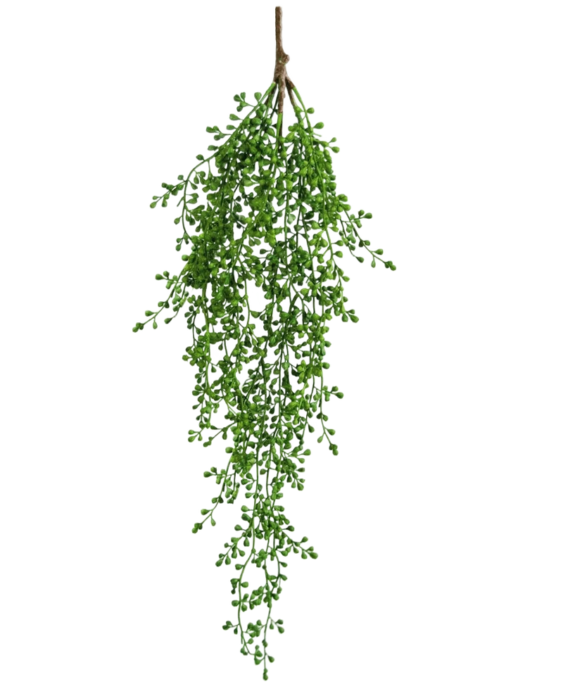Kunst hangplant Senecio 76 cm