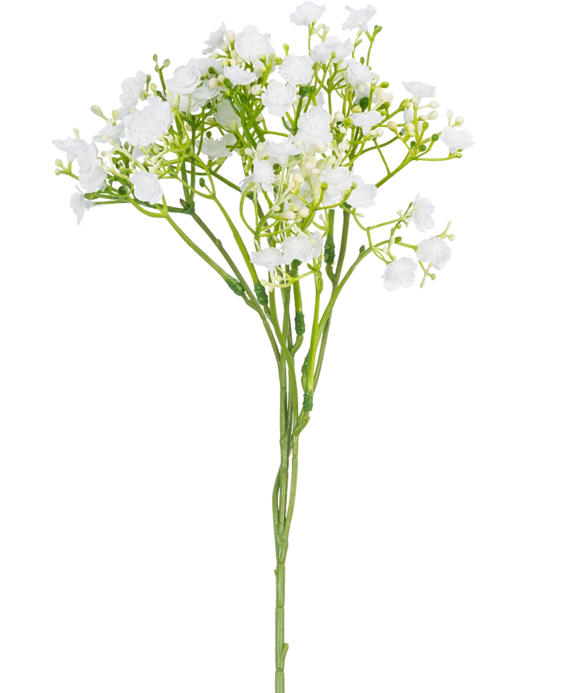 Kunsttak Gipskruid 46 cm wit