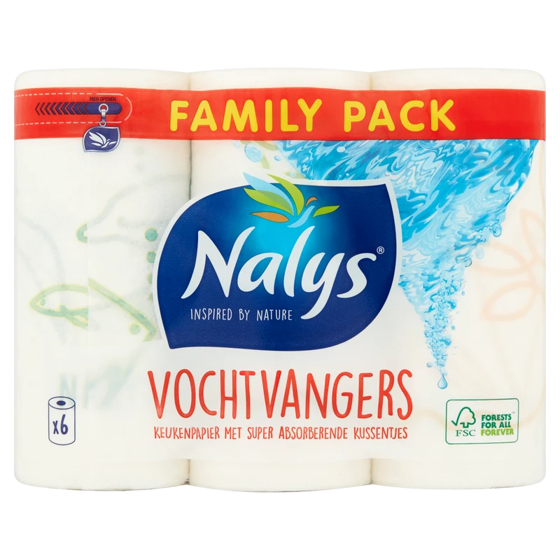 NALYS Keukenpapier Vochtvangers Fam.