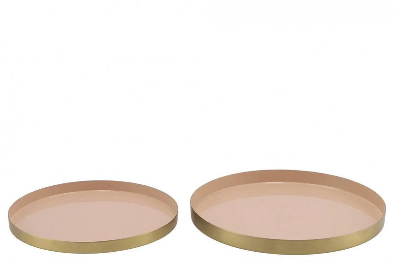 Dienblad - Set van twee beige
