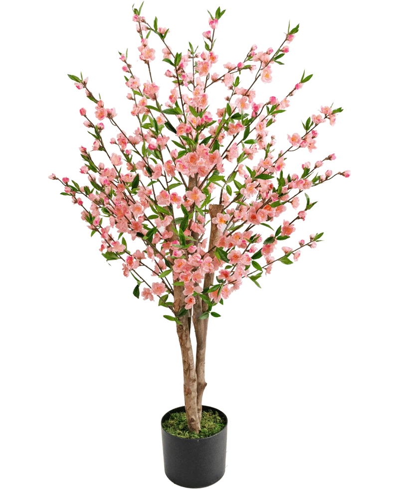 Kunstplant Kersenbloesem 120 cm roze