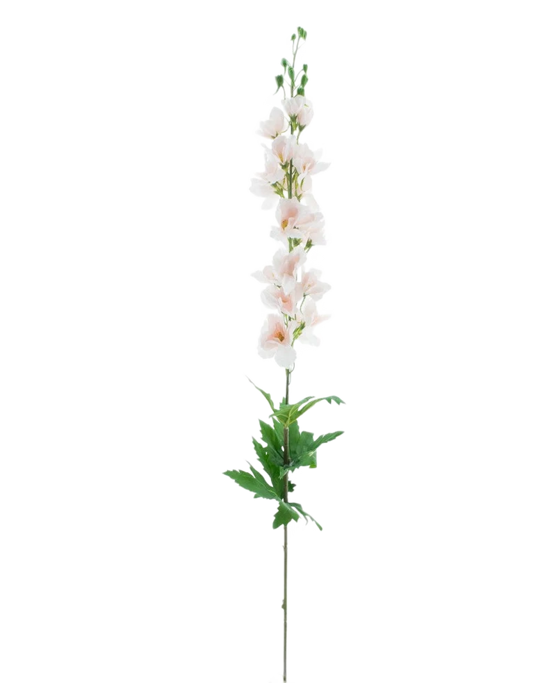 Kunstbloem Ridderspoor Real Touch champagnepa 90 cm
