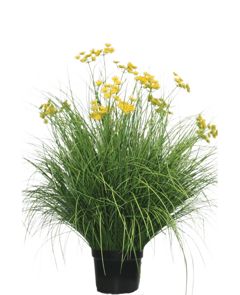 Kunst Grasplant Asteraceae 100 cm brandvertragend