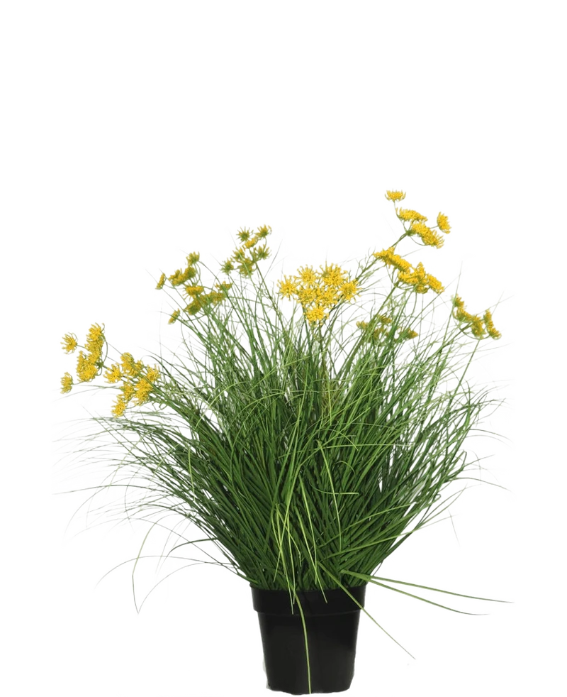 Kunst Grasplant Asteraceae 70 cm brandvertragend
