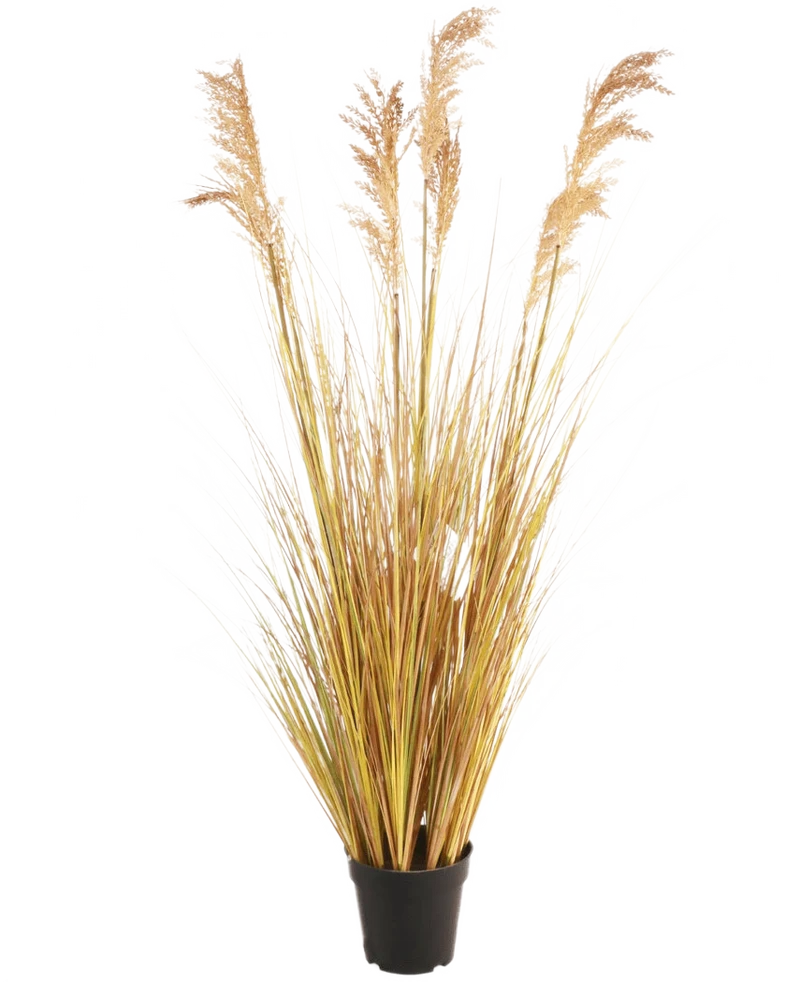 Kunst Grasplant Sorghum 130 cm brandvertragend