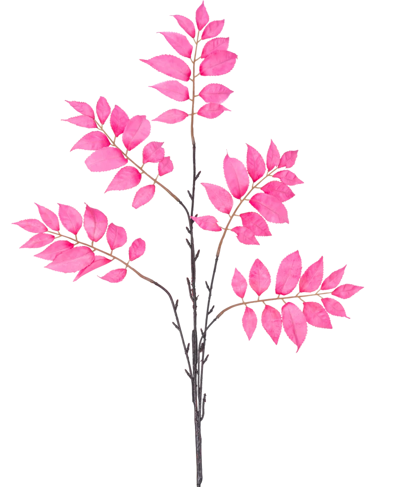Kunsttak Varen vertakt 83 cm roze