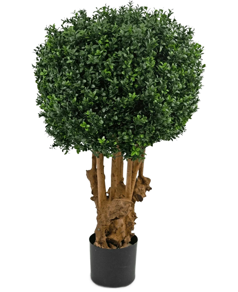 Kunst Buxusbal Hout Romeinse stijl UV 90 cm