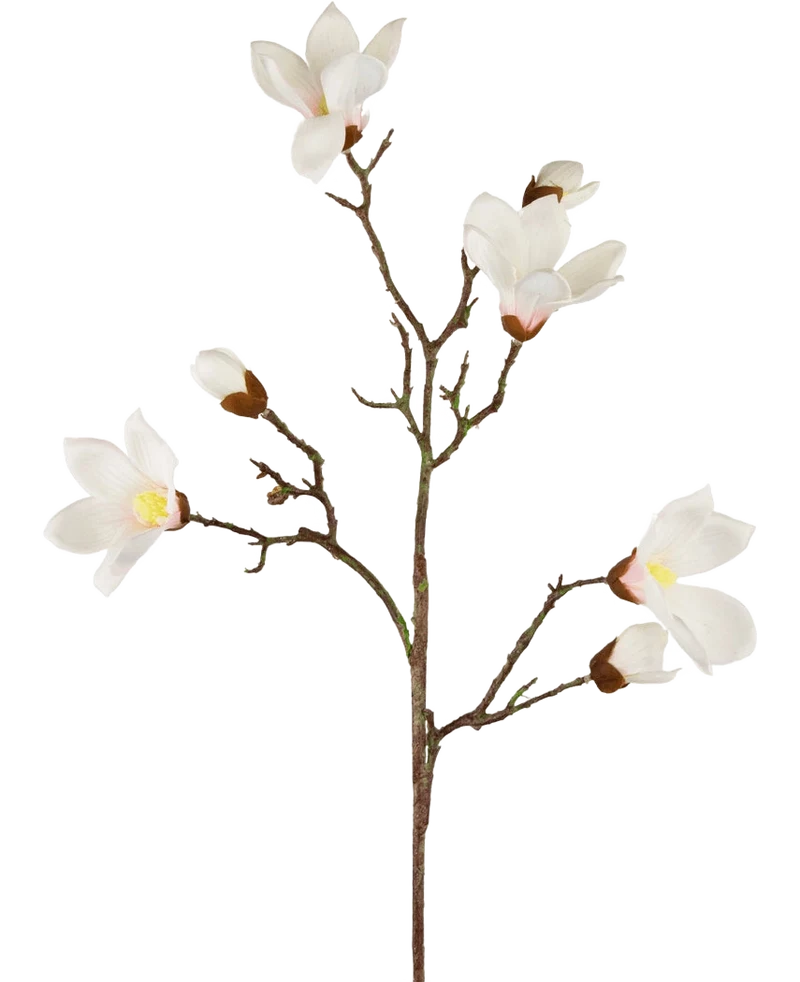 Kunstmagnoliatak Real Touch Wit 98cm