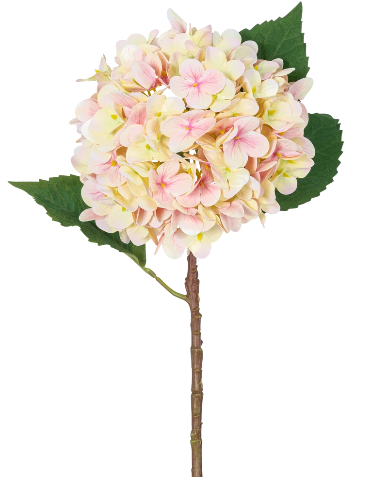 Kunstbloem Hortensia Real Touch Roze 58 cm