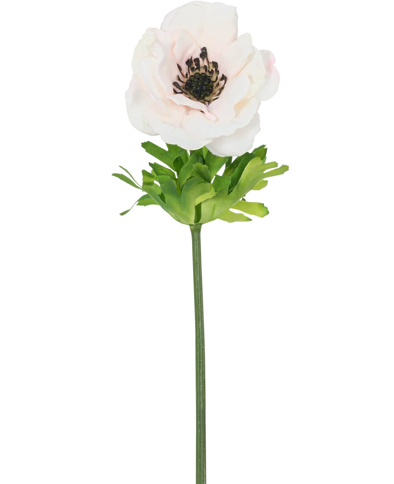 Kunstbloem Anemoon Real Touch Roze 52 cm