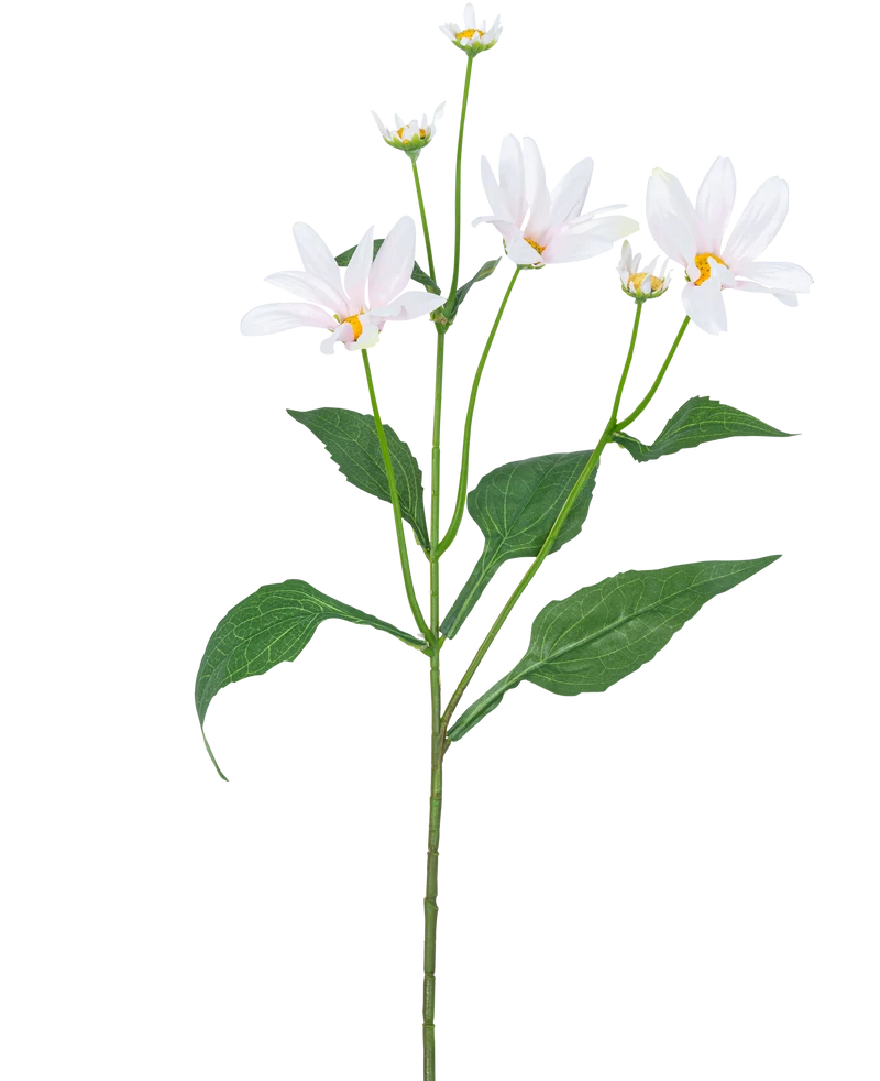 Kunstbloem Madelief 76 cm wit