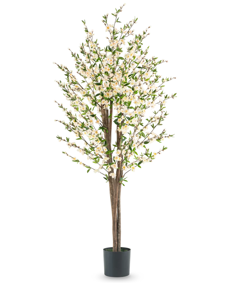 Kunstplant Kersenbloesem 180 cm crème
