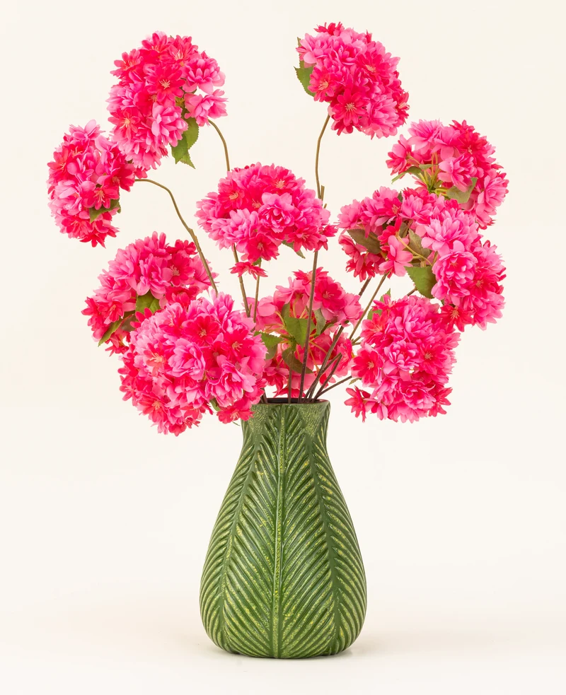 Zijden kunstbloemen boeket Kersenbloesem Roze