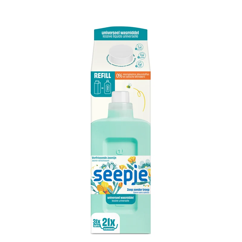 Seepje Wasmiddel Refill Uni Jasmijn