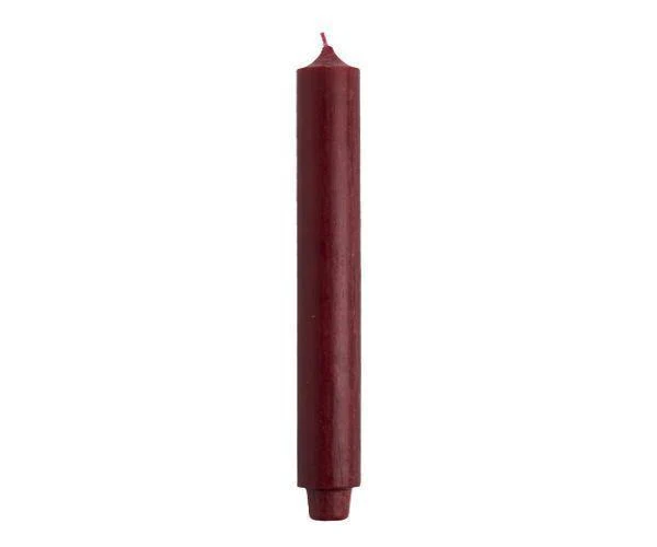 Dinerkaarsen set van 2 - Bordeaux - 3,2x30cm